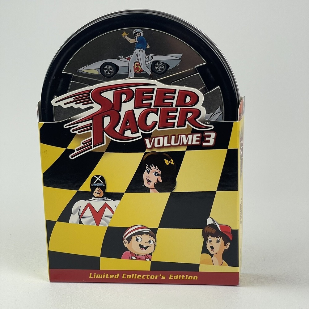 Speed Racer Vol 3 Embossed Tin Case Limited Collectors Edition DVD